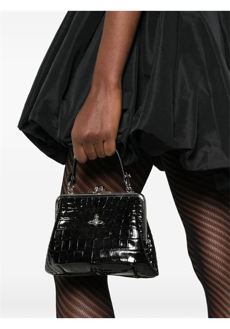 granny frame purse woman black VIVIENNE WESTWOOD | 4B010007W-L0098N401